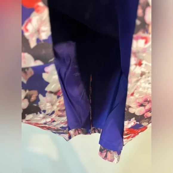 Talbots Womens Plus Lined Floral Boho Carrier Pencil Skirt Back Zip  22W New - Picture 7 of 14